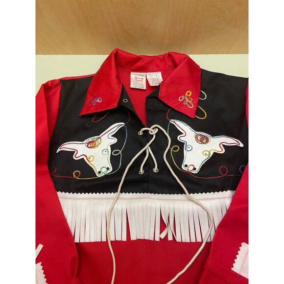 Vintage Young Texan Cowboy Shirt (new ) Size 6 - Picture 3 of 12